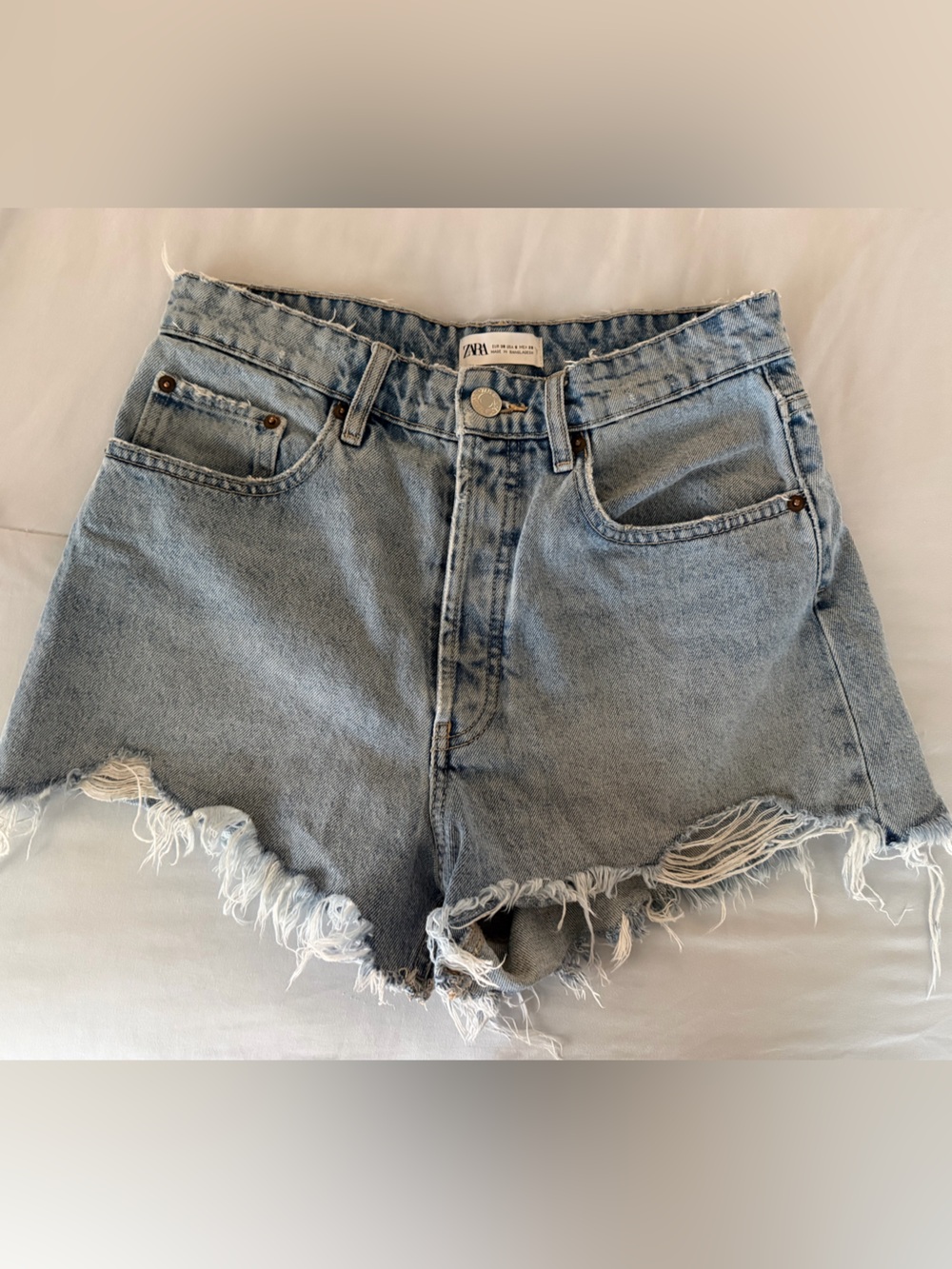 Zara Jean Shorts High Waisted 6
